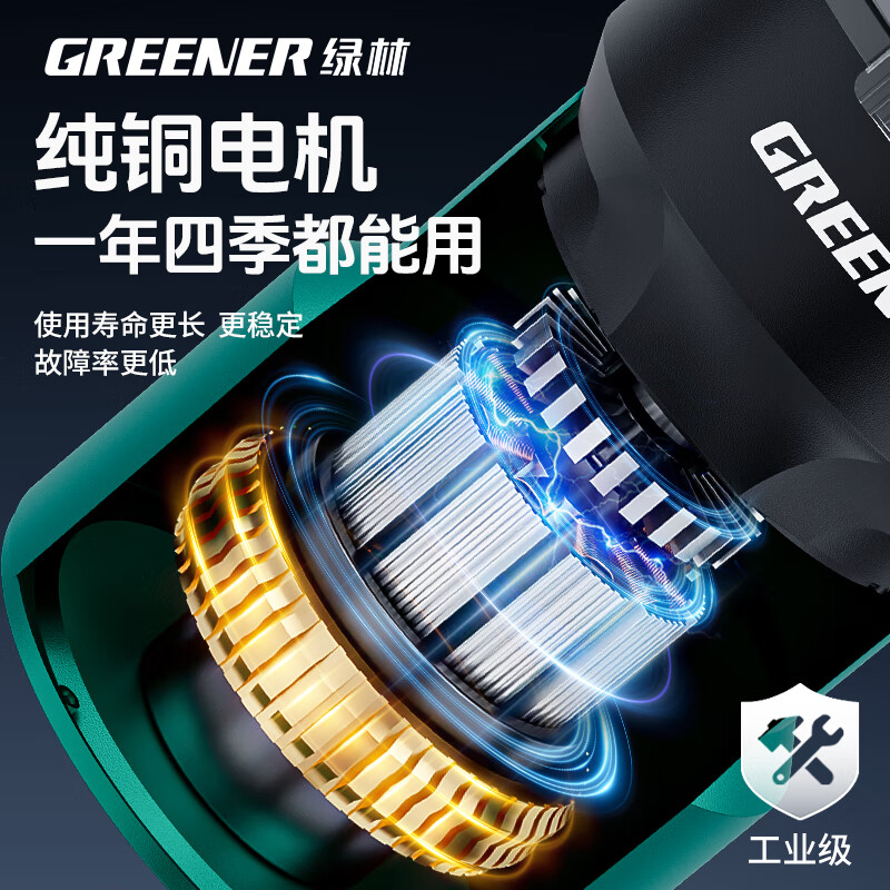 GREENER electric butter machine 24v fully automatic butter automatic oiler new electric butter gun lithium battery lithium battery PRO+ +2 batteries 1 charge +15 5C batteries