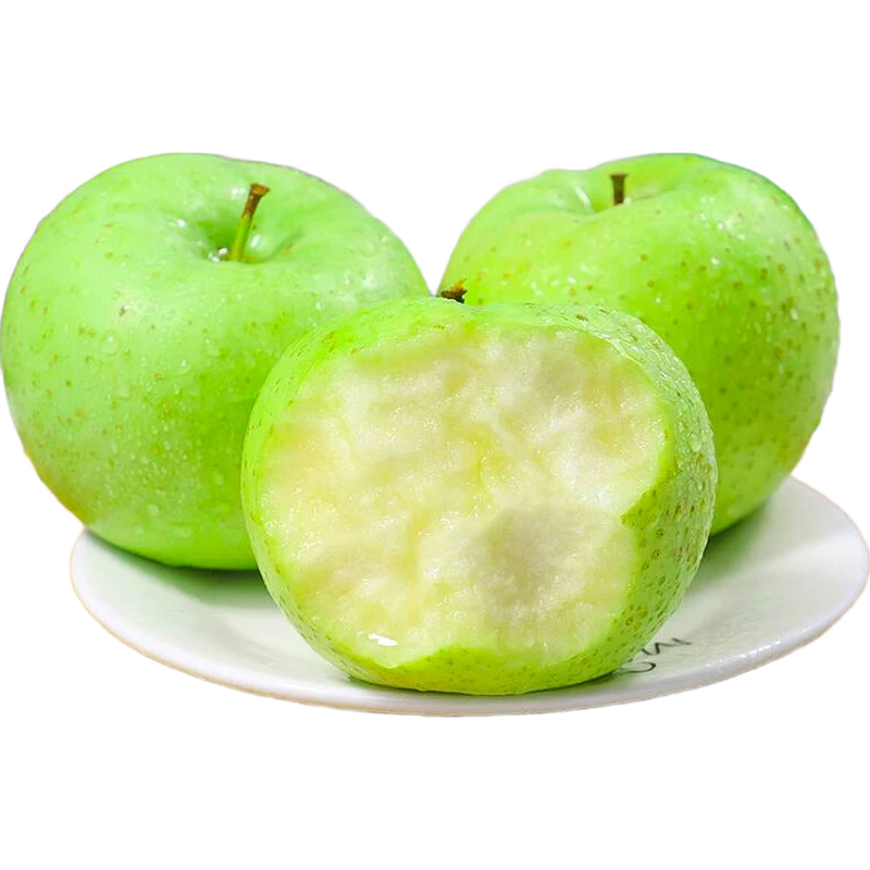 Jingxiansheng Shandong Yantai Freckled Wanglin Green Apple 3 catties, single fruit 170g + fresh fruit, free shipping directly from the source