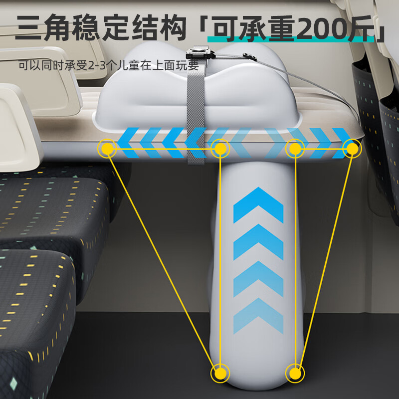 40,000 kilometers of car-mounted baby sleeping bed, high-speed rail, baby sleeping artifact, children's car rear sleeping mat, airplane inflatable mattress