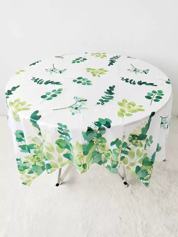 Fantasy forest series 10 price disposable tablecloths kindergarten party pastoral camping rectangular tablecloth household plastic tablecloth 1.4X2.4m letters 10 sheets/bag