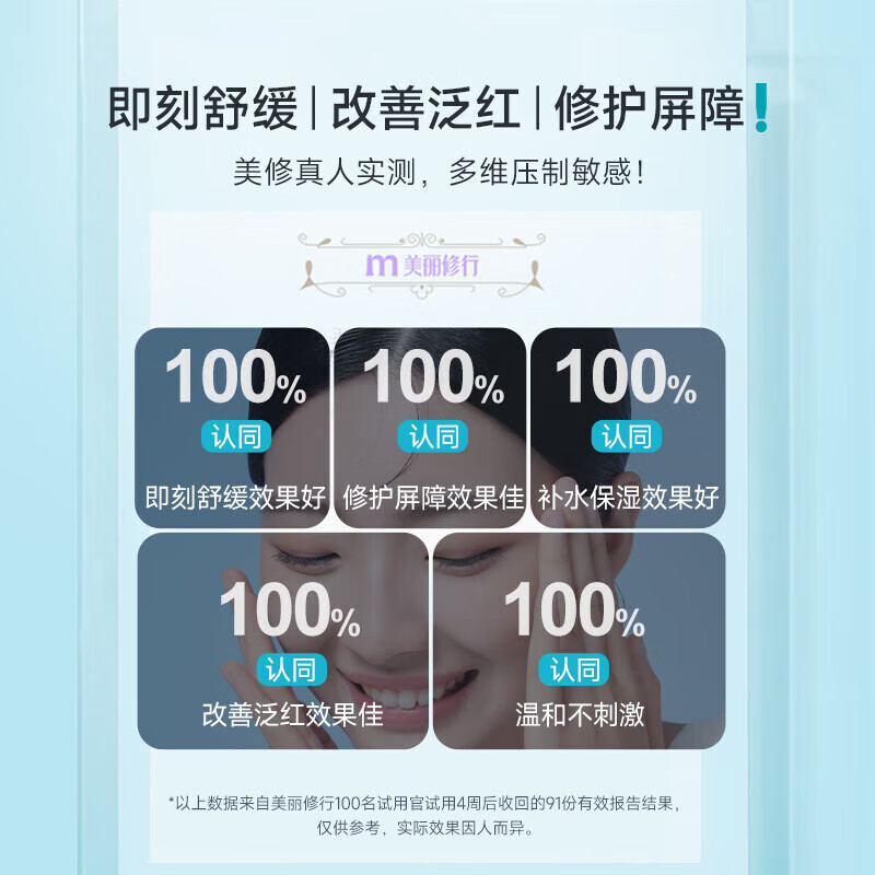 Blooming Mask Triple Collagen Hydrating 2 Pieces Trial Sensitive Skin Redness Removing Repair Soothing Mask Gift