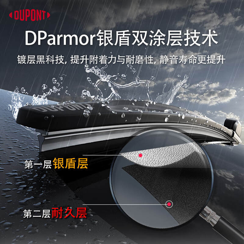 DuPont S720 wiper car boneless wiper blade suitable for 18-24 Tang/21-24 Qin PLUSDM-i