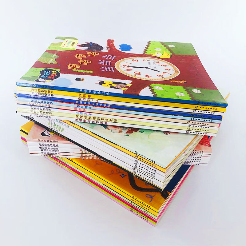 Introducing the genuine best-selling and fun mathematics picture books 1-3, a full set of 30 volumes, 3-6-7 years old preschool and lower grades bridging mathematics enlightenment picture books, handmade sticker games, exercises, thinking training, mathematics enlightenment story books