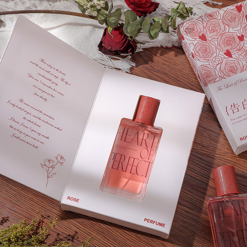 Leezi Confession Rose Perfume Student Women Niche Perfume 50ml Long-lasting Fragrance Floral New Perfume Christmas Gift