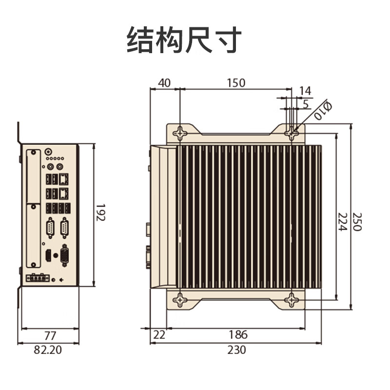 ADVANTECH Advantech MIC-770W embedded industrial computer/i5 10500/DDR4 16G/SSD 512G/120W power supply MIC-770W-20A1-105516S5-HY