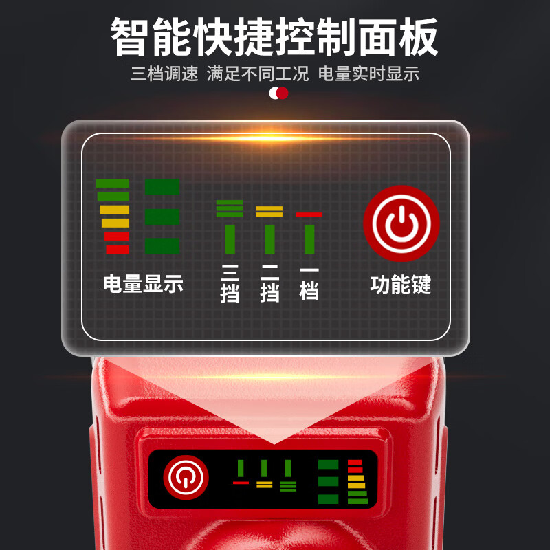 Xinggu rechargeable angle grinder polishing machine household lithium battery hand grinder grinder multi-function cutting machine polisher 10-section dual-electric | brushless motor | long-lasting battery life