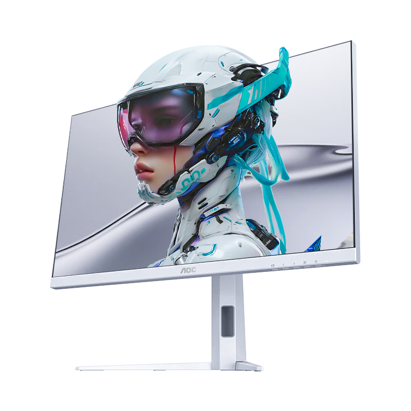 99% new AOC 27-inch 2K 300Hz Love Eye circular polarization + hardware low blue light eye protection FastIPS HDR400 HDMI2.1 elegant white gaming monitor Q27G4SL/WS