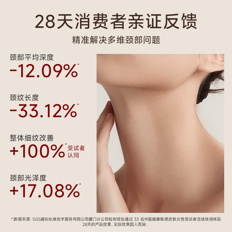 Creator Red Camellia Soft Mask Neck Mask Set 14 times Firming Anti-wrinkle Brightening Neck Lines Diminishing Neck Lines Gift Box New Year’s Goods