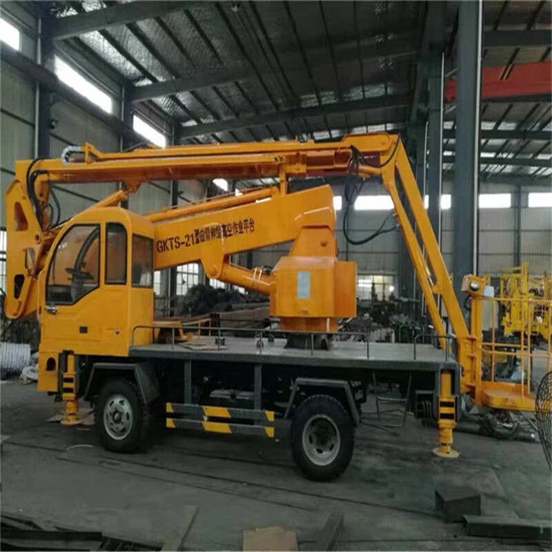 Yedi diesel driven telescopic arm curved arm aerial work crane maintenance ladder pruning branches installation outdoor advertising 16m deposit