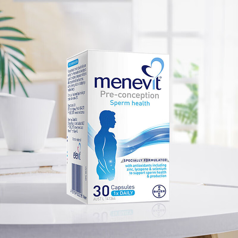 Menevit Menevit Maca Zinc Epimedium Folic Acid Australian version for men to prepare for pregnancy and improve sperm quality 30 capsules per bottle