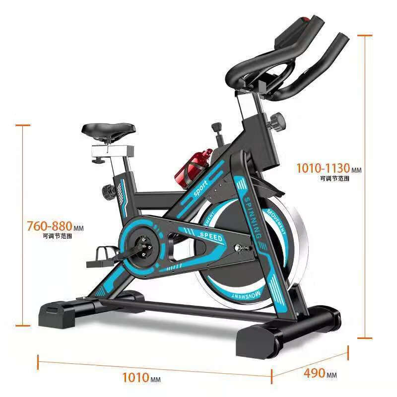 Jianzhimei new new model supply dynamic bicycle home fitness equipment silent exercise bike indoor sports 709 red naked bike + Bluetooth APP + Bluetooth audio
