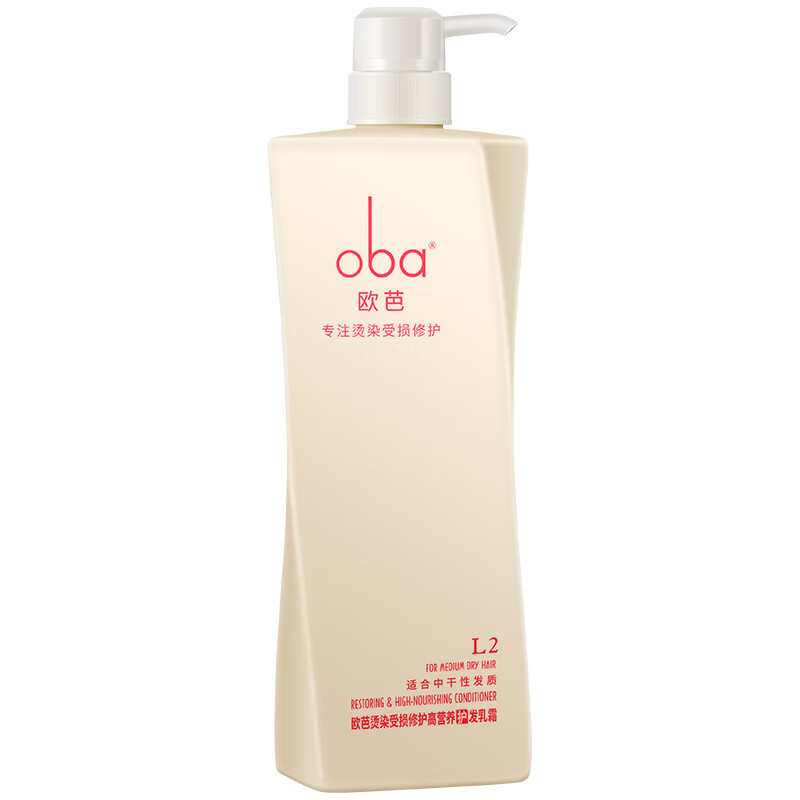 Oppa High Nutritional Hair Care Cream L2 Nourishing Repair Improves Dry and Frizzy Conditioner 740ml Leaves Fragrance