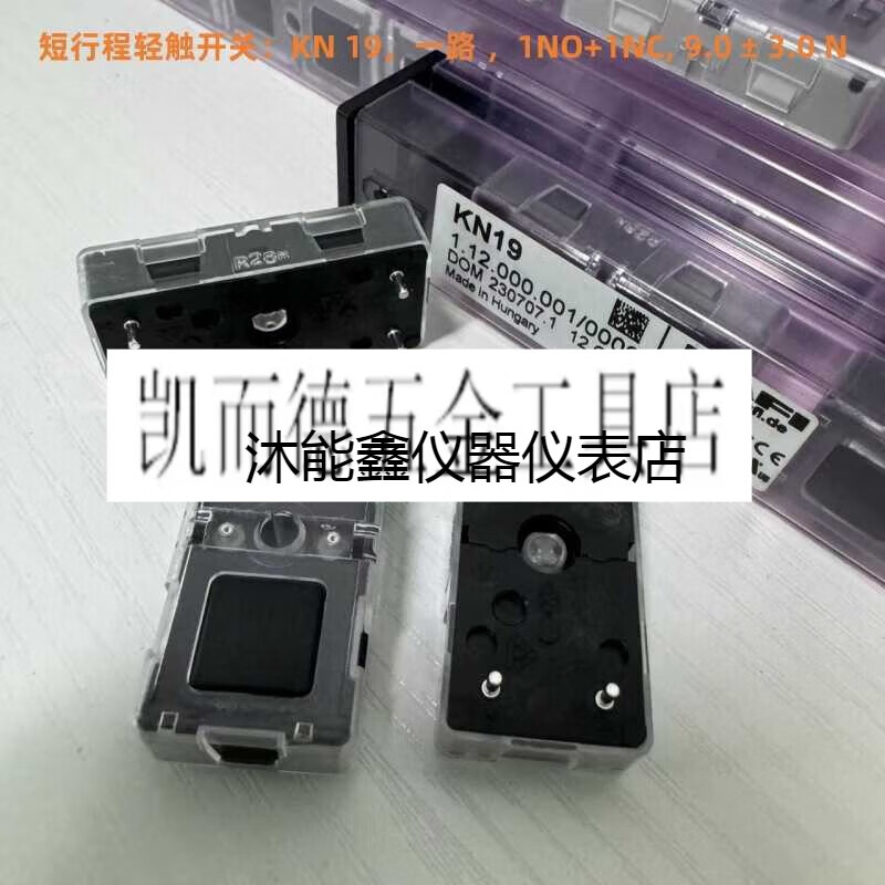 KN19 German RAFI touch switch PCB mounting rocker switch 1.12.000.001/00001NC+