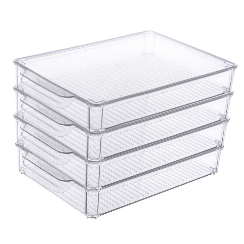 Chenbu 3-layer 3-cover dumpling box refrigerator crisper multi-layer chaos storage box refrigerator cold and quick-frozen egg box with water transparent dumpling box