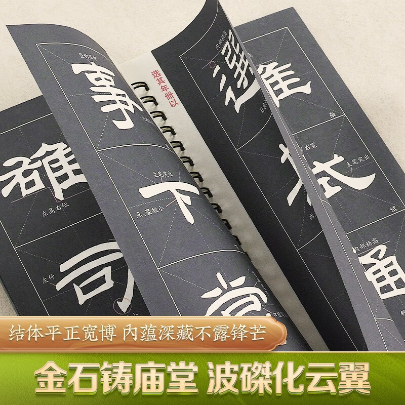 Huaxia Wanjuan Brush Copybook Official Script Yiying Stele Close Enlarged Version Official Script Linben Brush Copybook High Definition Entry-level Enlargement Training Class for Adult Calligraphy Lovers