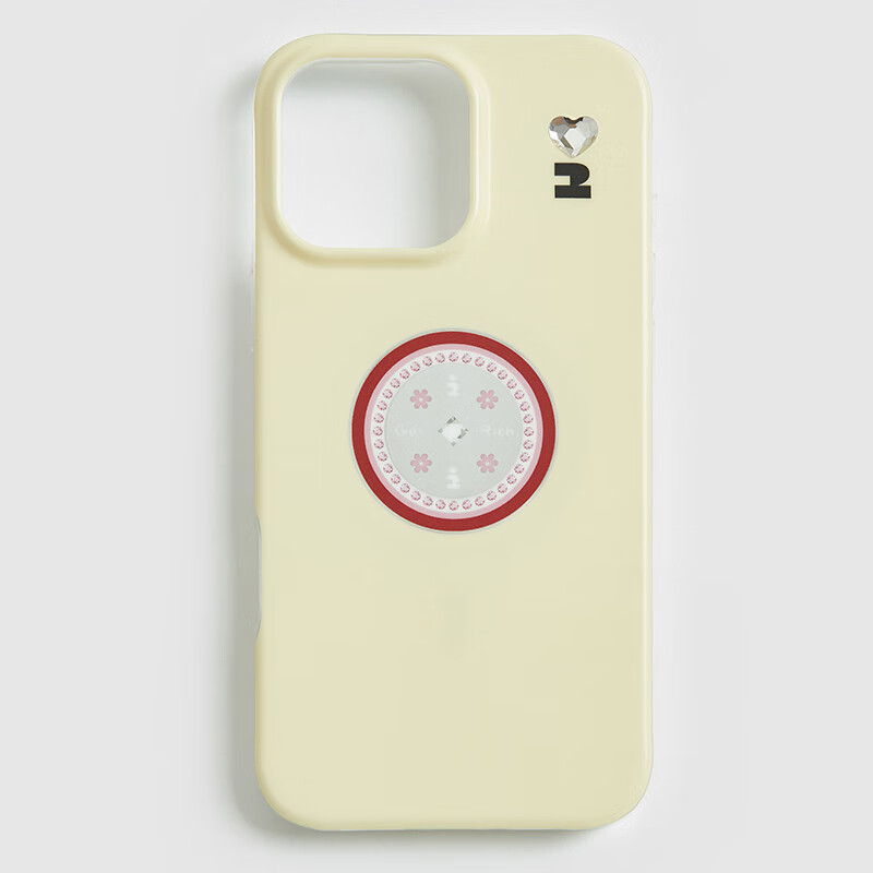 Tagi.<Tapi Gold Coin> Magnetic mobile phone case Happy Ping An Wealth Gold Coin multi-color anti-fall all-inclusive mobile phone protective case suitable for iPhone16promax-Cheese Gold Coin