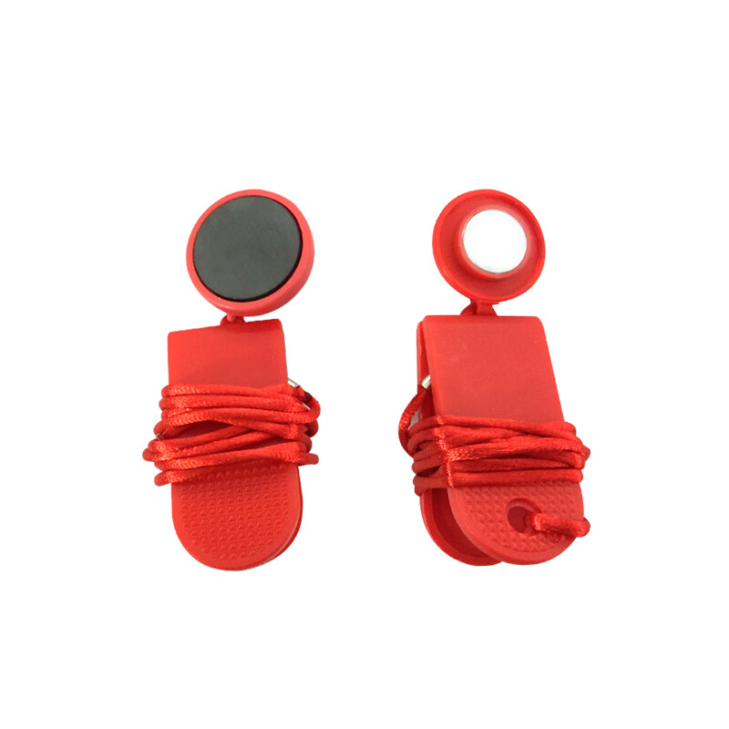 ZKHE treadmill safety buckle universal treadmill safety lock magnet safety lock magnet round sensor small size/1 piece white magnetic buckle