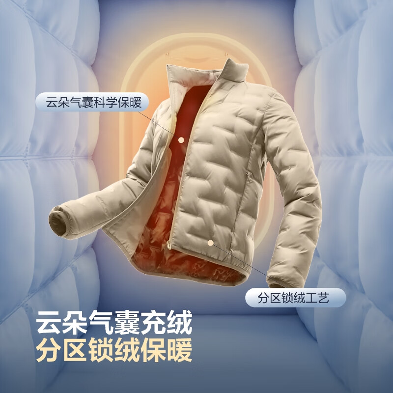 Bosideng Down Jacket Goose Down Women's Lightweight Stand Collar Liner Jacket Best Selling Same Style B250131034