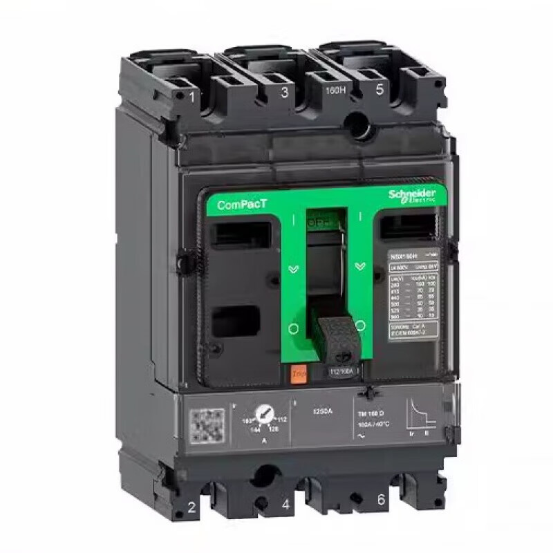 Schneider molded case circuit breaker F/160N 3P TMD250 4P 400/630A main air switch NSX250 TMD200A L 150kA x 4P