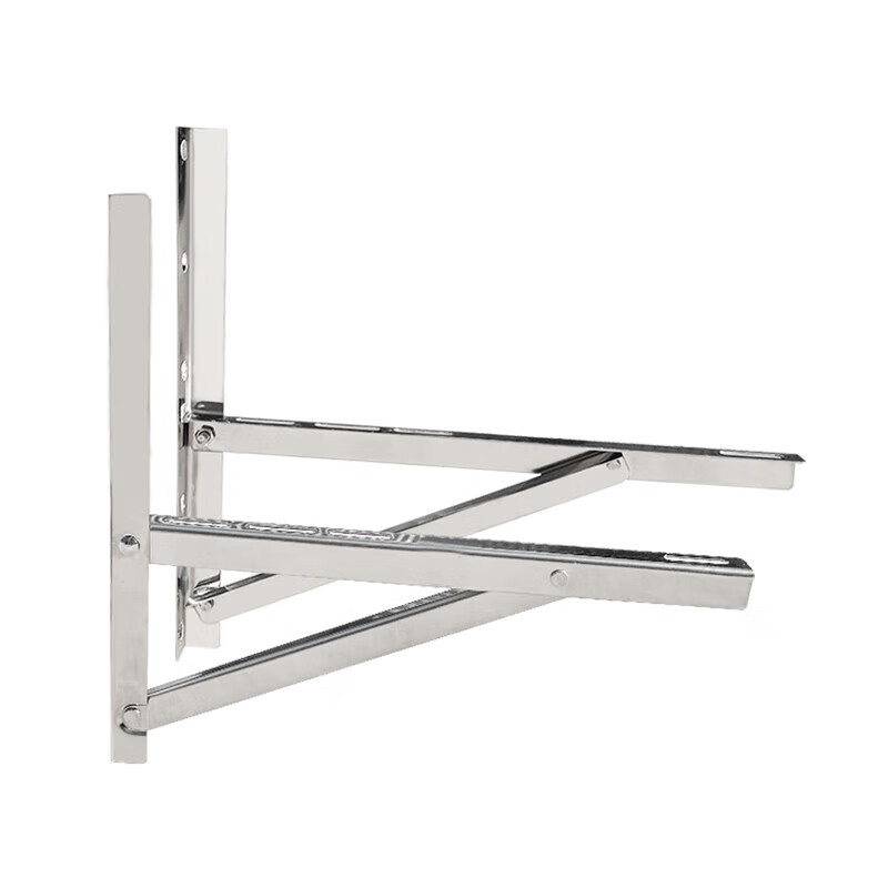 Suitable for 304 thick stainless steel hanging air conditioner outdoor unit bracket suitable for Midea Gree Haier Zhigao universal 1.5/2/3 1-1.5p stainless steel 1.4 thickness, screws provided