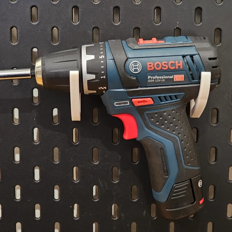 Suitable for SKADIS hole board accessories, various tool storage brackets without drilling, scissor bracket, white