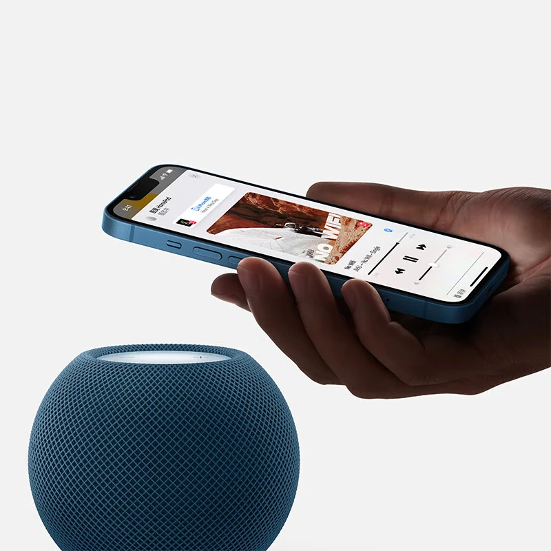 Apple Spot Subsidy Apple HomePod Mini Second Generation Wireless Bluetooth Smart Speaker Blue One Year Store Warranty