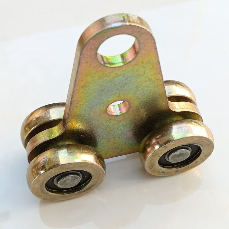 W65 W80 heavy-duty traveling crane lifting wheel sliding door hanging rail hanging wheel industrial door bearing pulley slide rail 5 mm W65 plate pulley