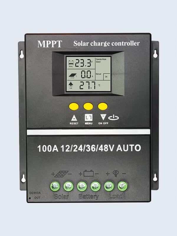 Ouman Ruoli MPPT solar controller fully automatic universal 12V24V36V48V lithium battery photovoltaic MPPT controller new 100A