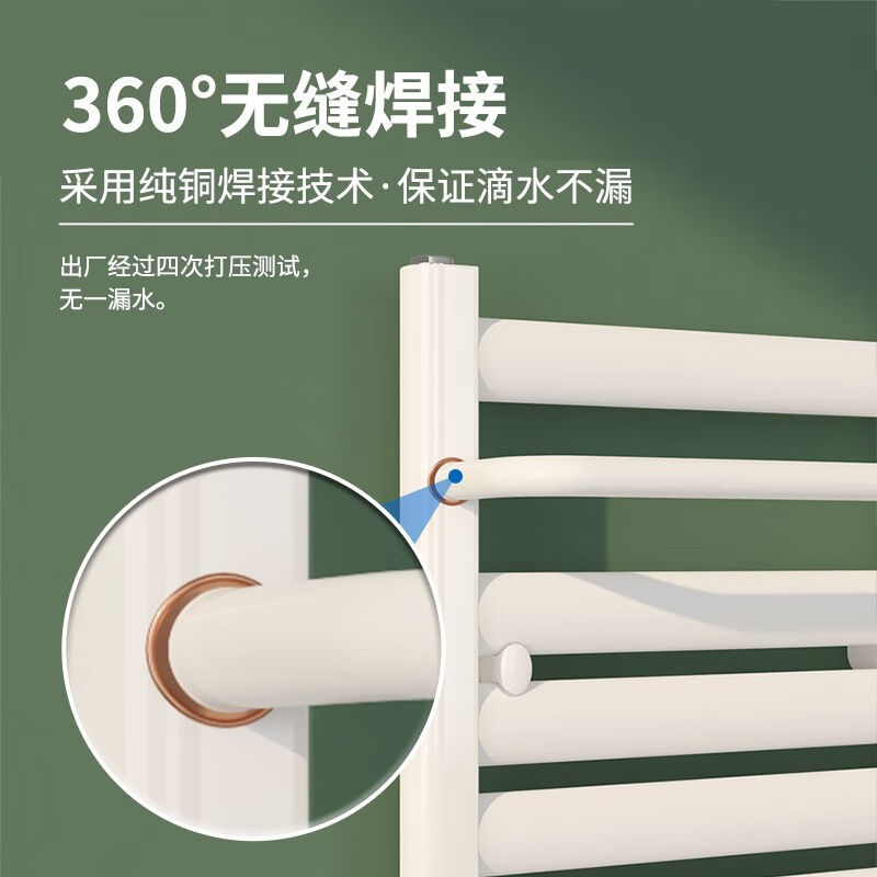 Jingding steel bathroom ultra-thin flat panel small basket radiator household bathroom plumbing wall-mounted central heating radiator steel ultra-thin - high 1000mm*500mm medium - gun gray