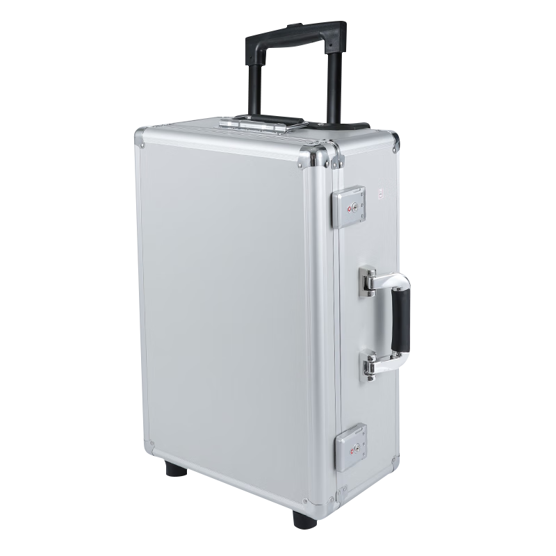Changlv CHANGLY Trolley Tool Box Aluminum Alloy Instrument Equipment Box Tool Storage Box Model Transport Case Flight Case 26-inch Trolley Case Gray Right Angle