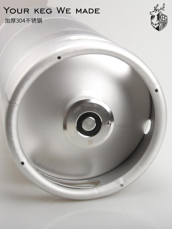 20L American standard barrel 304 stainless steel 1/6 craft beer barrel well type plate winery ice keg American barrel beer barrel 20L plate type A-type wine spear