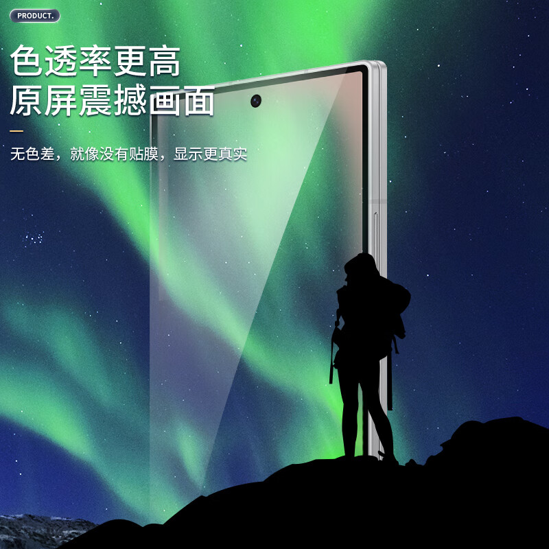 Langling Guaranteed Compensation for Damaged Products Suitable for Samsung ZFold7 Tempered Film zfold7 Protective Film Full Screen Covering HD Ultra-Transparent Anti-drop and Anti-Scratch Protective Film-External Screen