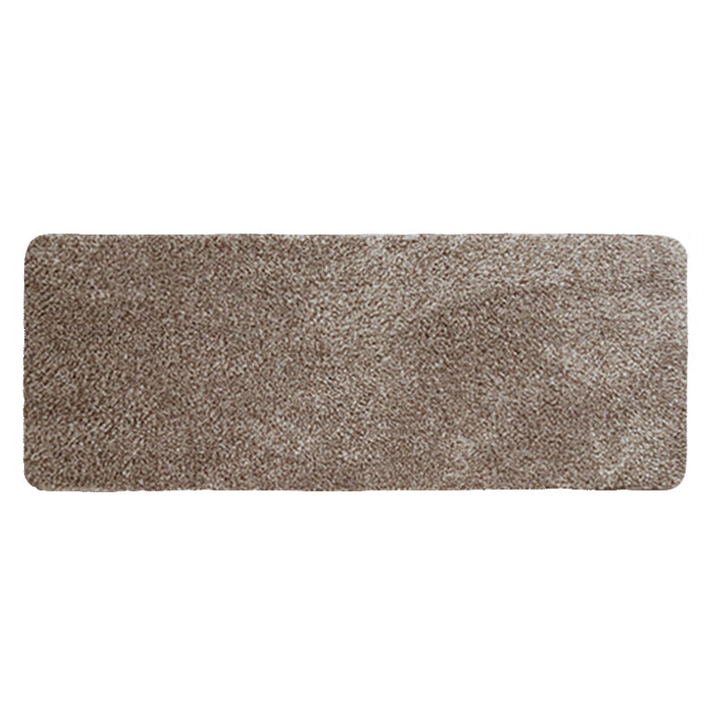 Budisi color-blocked plush home living room bedroom bay window floor mat non-slip water-absorbent sofa blanket bedside bedside blanket 180*45CM