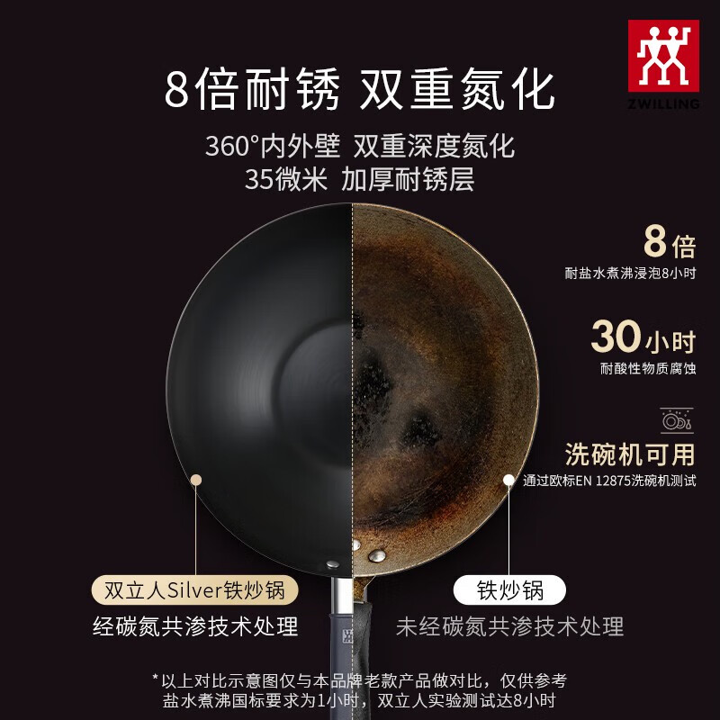 SUPOR Supor 2025 new pot set iron wok pan frying pan household non-frying + frying + soup iron wok set 4-piece set