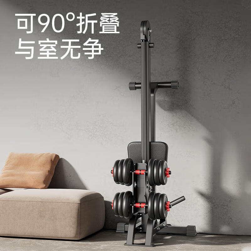 He Jiagong multifunctional dumbbell rowing machine home fitness aerobic fat burning exercise equipment foldable indoor trainer multifunctional dumbbell rowing machine foldable/comprehensive