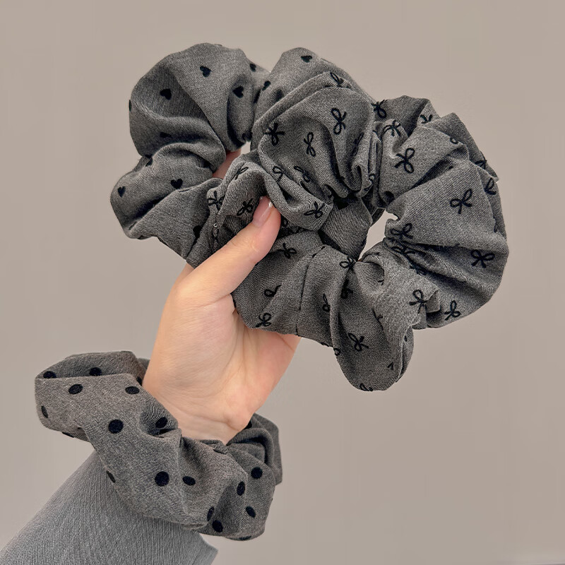 Royal code high-end bow large intestine hair tie women's ball hair rope high elasticity and durable hair accessories