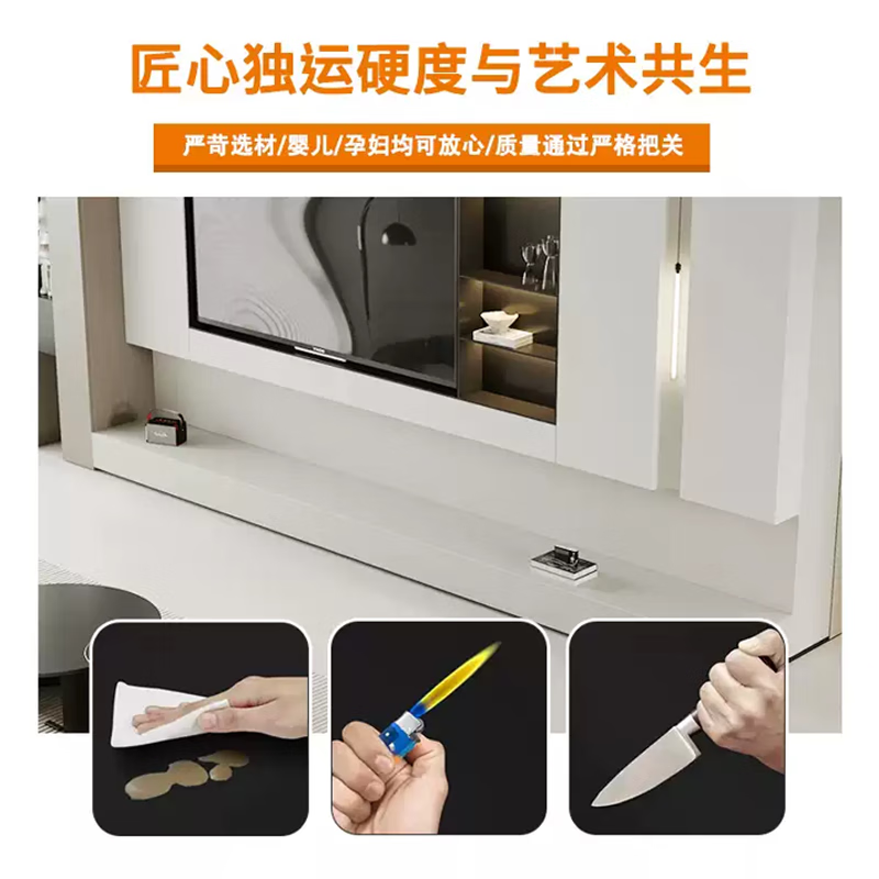 Chengdu slate TV background wall light luxury style island cabinet countertop whole house custom-made ladder step slate plate customization please inquire to place an order