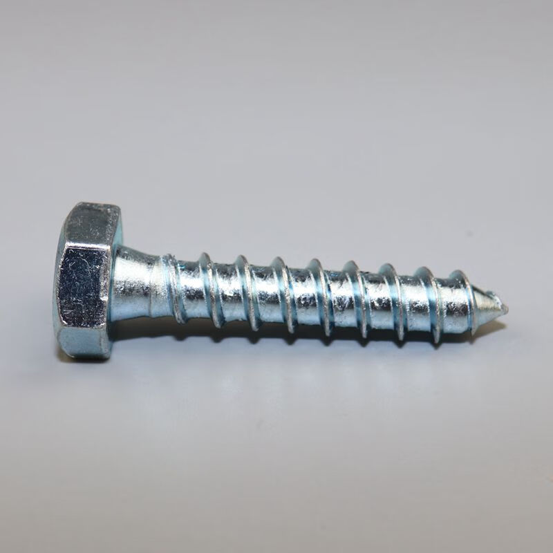 Wen Yijia hexagonal wood screws, galvanized external hexagonal self-tapping self-drilling screws, wood screws DIN517 6*25, 5 pounds, about 460 pieces, full thread