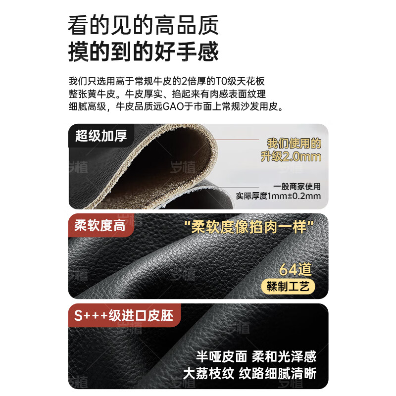 Suizhi functional sofa government subsidy sofa living room 2025 new minimalist Lawrence leather sofa electric sofa 2.9 meters four-seater three-motor electric telescopic luxury version contact surface S++ grade thickened first layer cowhide