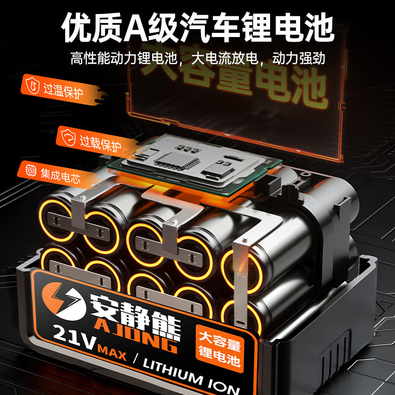 Quiet Bear Lithium Electric Polishing Machine Repair Scratch Waxing Machine 4S Eccentric Charging Glaze Sealing Machine Car Polishing Machine