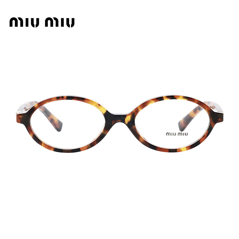 MiuMiu optical glasses frame nerdy women's small round frame myopia glasses frame full frame with lenses 01XV 19P1O1