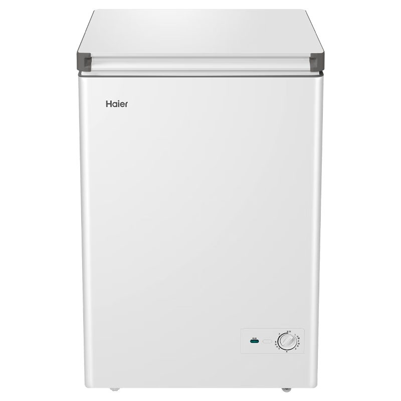 Haier freezer household commercial large-capacity small refrigerator small 100/200/300 liters or more small freezer first-class energy efficiency energy-saving refrigerator freezer trade-in 80% frost reduction 150h power outage protection 100L -30 C
