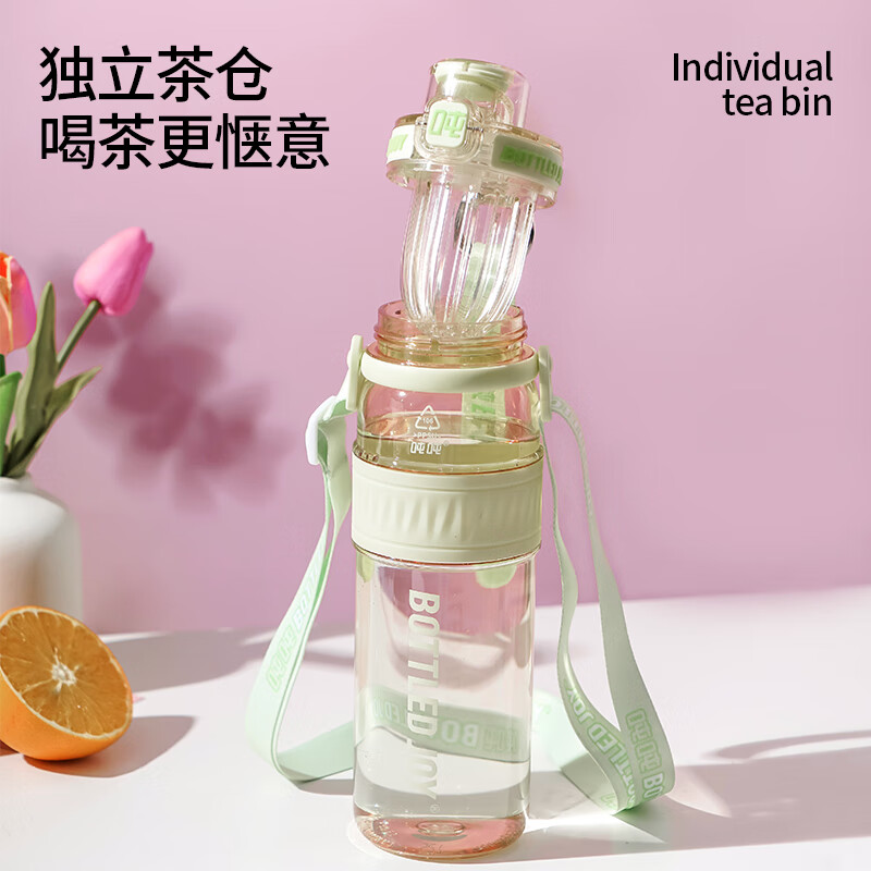 Ton ton ppsu106 ton ton barrel is not precocious, Wang Yibo bottle grade high temperature resistant student school bag can be used for car water cup