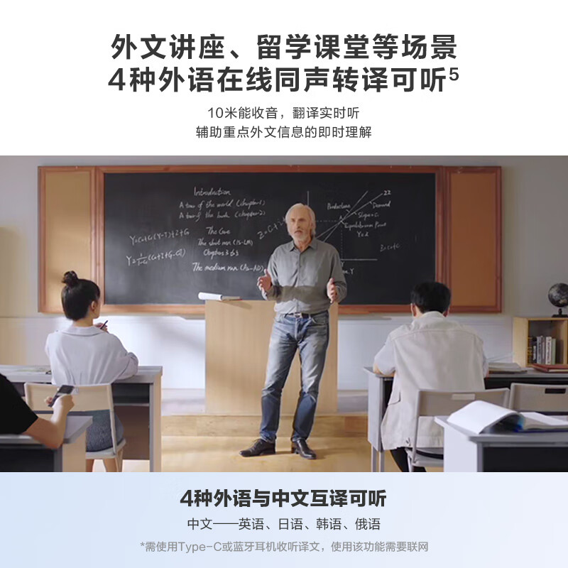 IFLYTEK AI Recorder SR302 Spark Edition Free Recording to Text Intelligent Noise Reduction Recorder Portable Professional Recording Equipment Recorder Simultaneous Interpretation