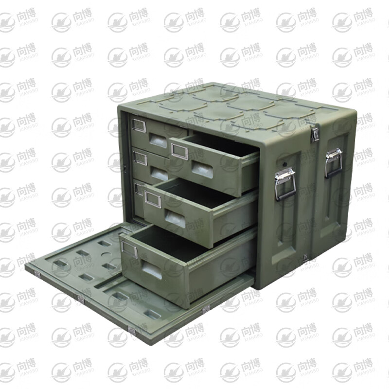 Xiangbo six-drawer box XTC800*600*600mm six-drawer medicinal material box rotational molding rotational molding box equipment box XB type