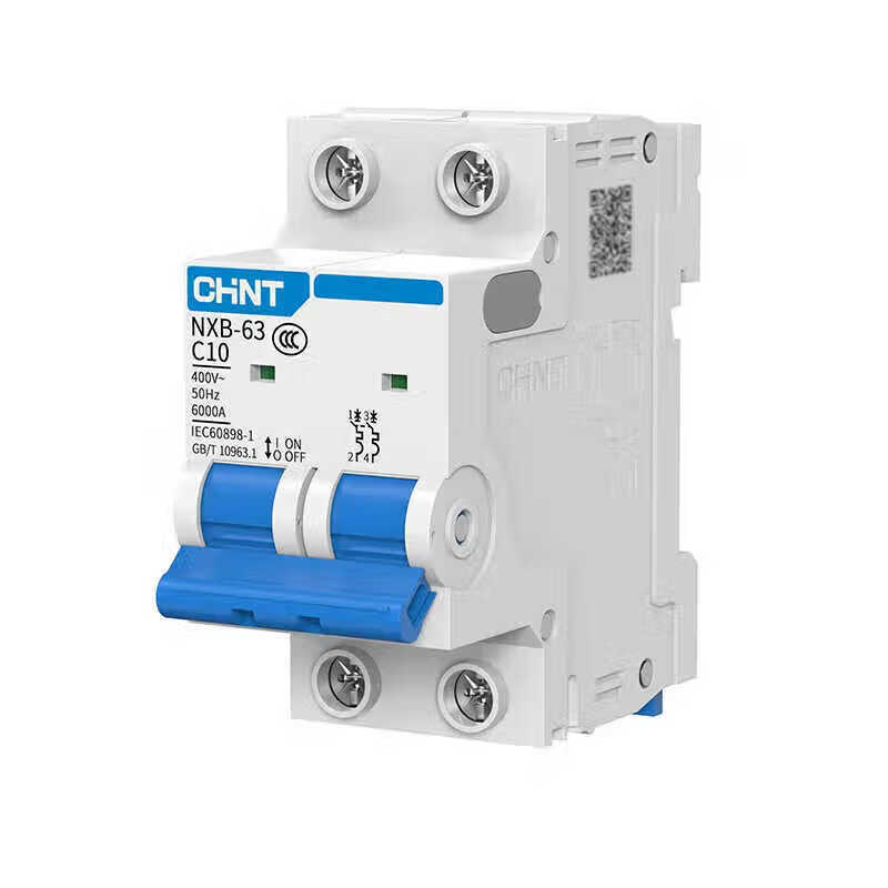Chint air circuit breaker with leakage protector C type NXB/NXBLE-32D type 63YH small leakage protection circuit breaker 1P2P C type air circuit breaker series 2P10A