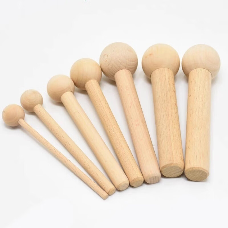 Vinoa solid wood matchstick wall hook round 15mm wooden stick round head wooden stick hole board accessories hole laminate Japanese style matchstick diameter 15mm * length 95mm (5 pieces)