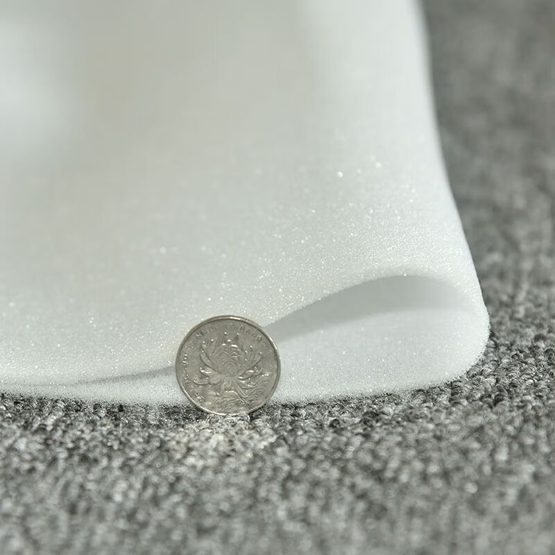 Sponge gasket cushioning black and white medium and high density sponge custom sliced thick and thin sponge gasket fruit packaging luggage lining shock-proof and anti-collision plastic box 24*24*0.3 cm 200 pieces