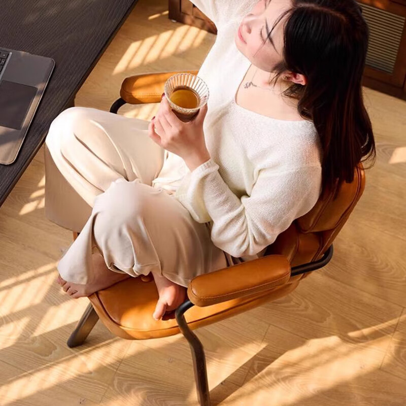 Jiayi solid wood computer chair home office chair ergonomic chair study swivel chair learning chair comfortable backrest chair for long periods of sitting