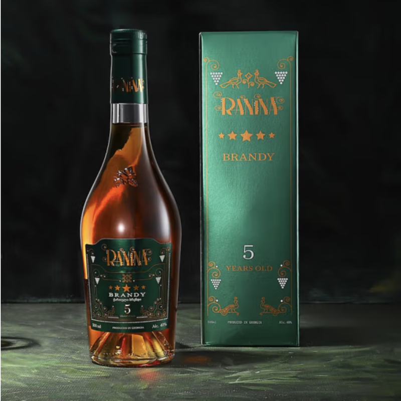 La Niña Dwarf Brandy, five-year oak barrel, 500ml gift box, original bottle of imported wine, Spring Festival gifts
